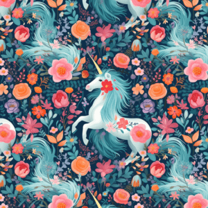Whimsical Dancing Unicorn