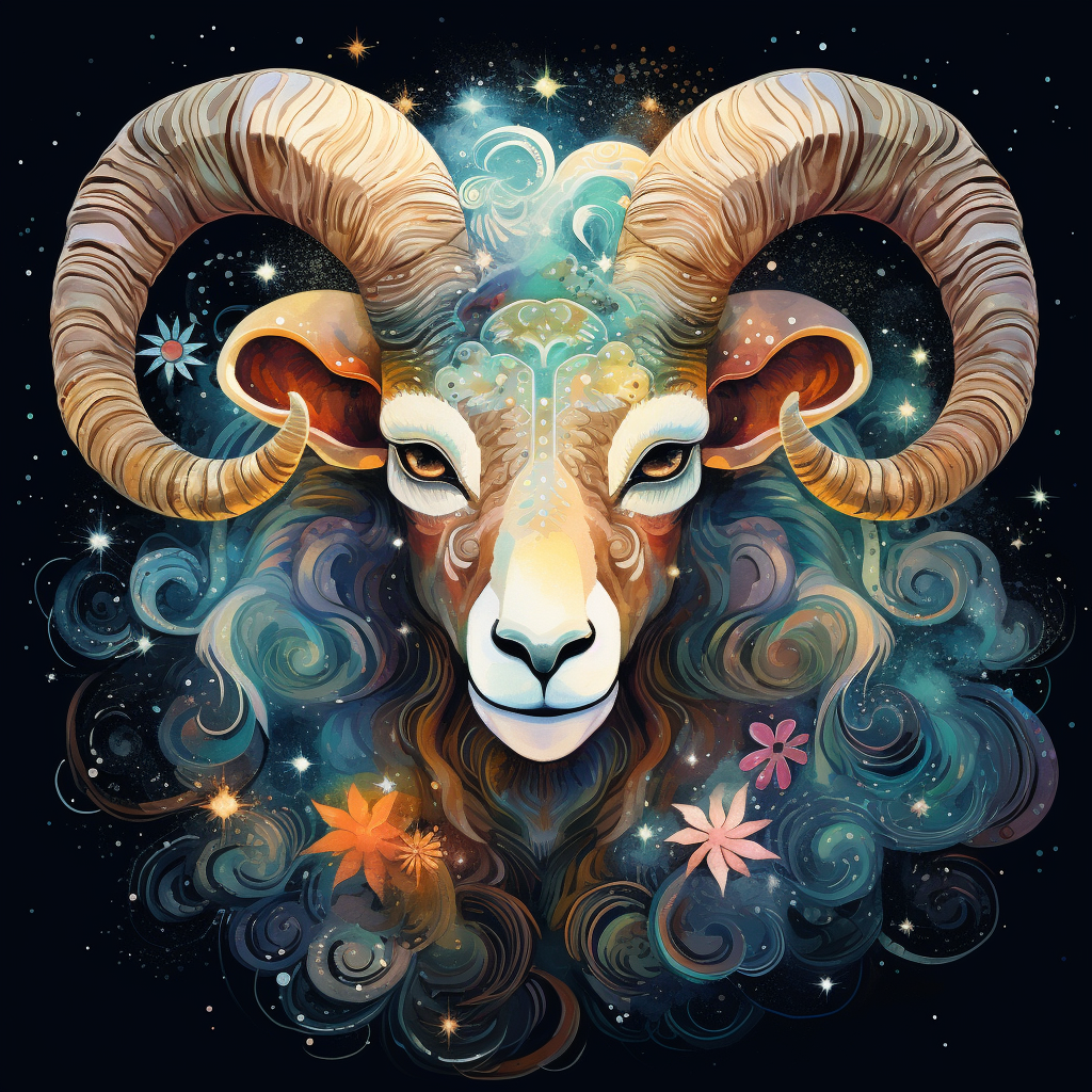Aries Zodiac Symbol | Horoscope Sign | Star Aesthetic