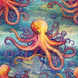 Colorful Enchanted Octopus