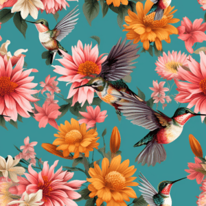 Hummingbirds in Flight