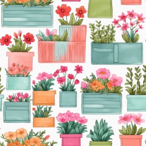 Colorful Flower Boxes