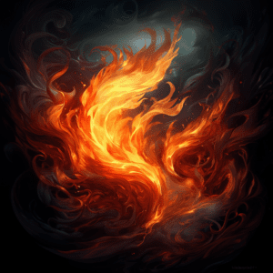 Orange Flames Burning Fire Dancing